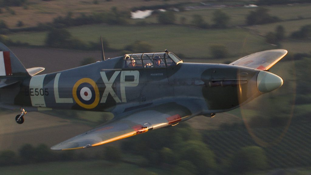 Guy Martin in a spitfire 